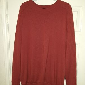 Mizuno Performance Wear Windlite Lined Orange Sweater Men's sz XXL .